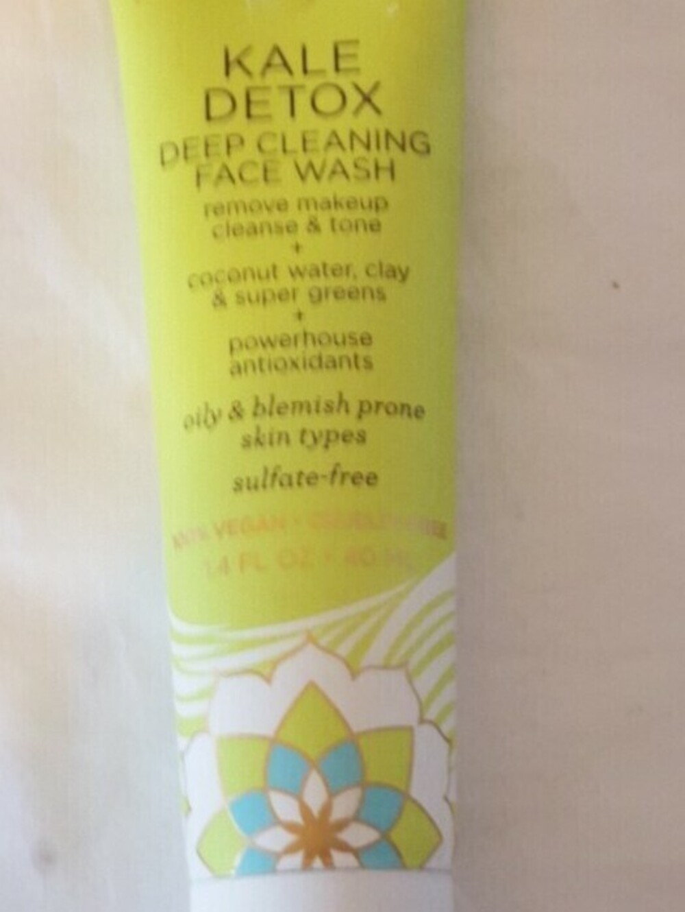 NEW Pacifica Kale Detox Deep Cleaning Face Wash - 1.4 oz - Sealed